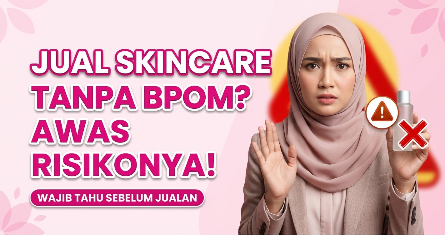 Bisa Jual Skincare Tanpa BPOM Ini Risikonya
